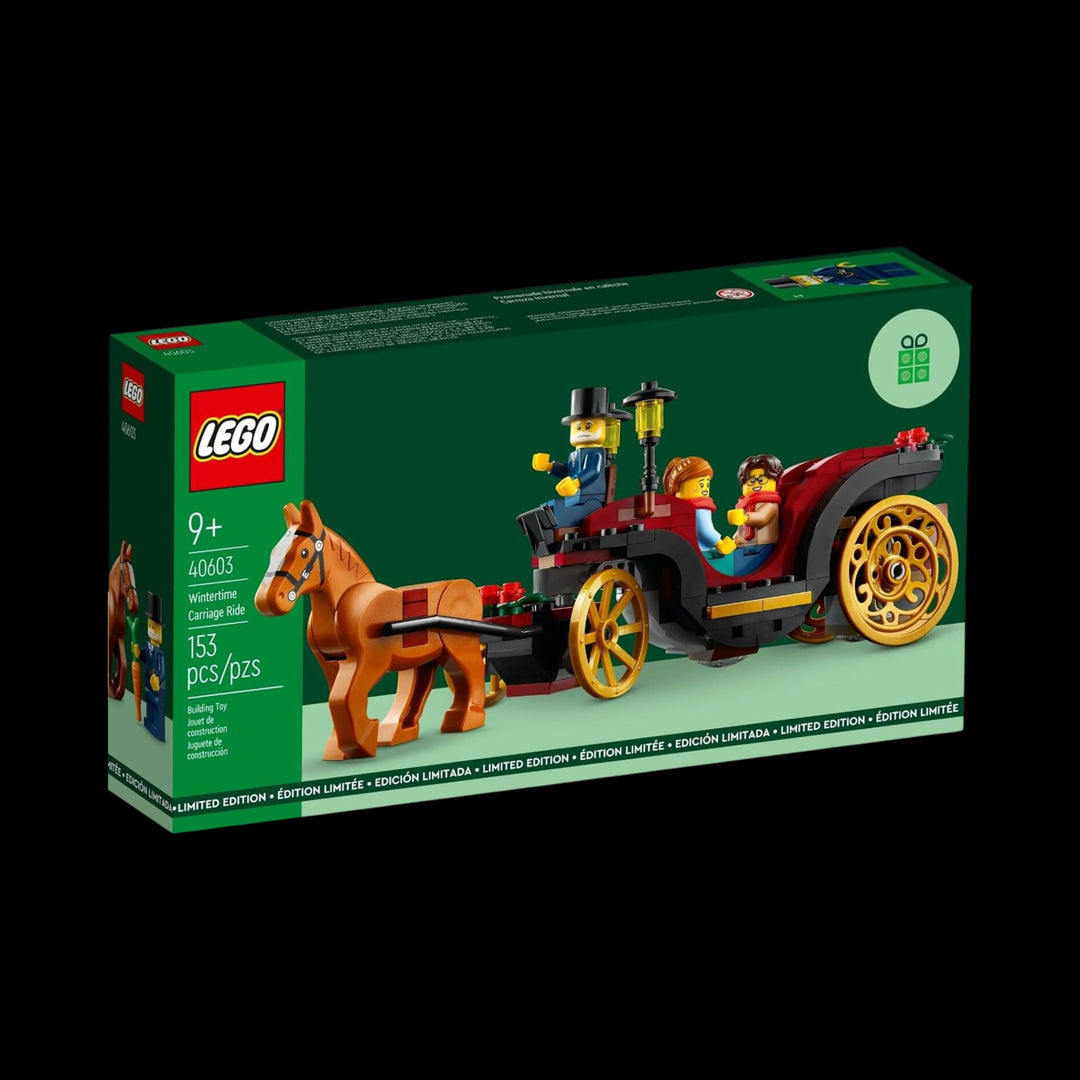 lego box of Wintertime Carriage Ride 40603