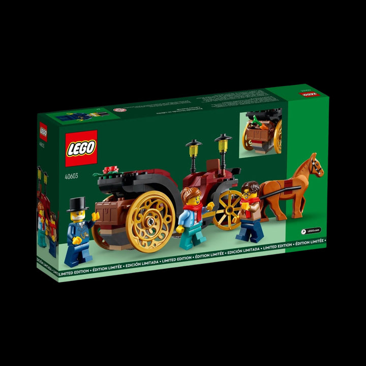 lego box of Wintertime Carriage Ride 40603