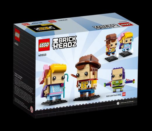 Lego box of Woody and Bo Peep