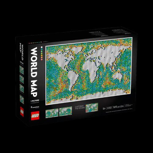 lego box of World Map 31203