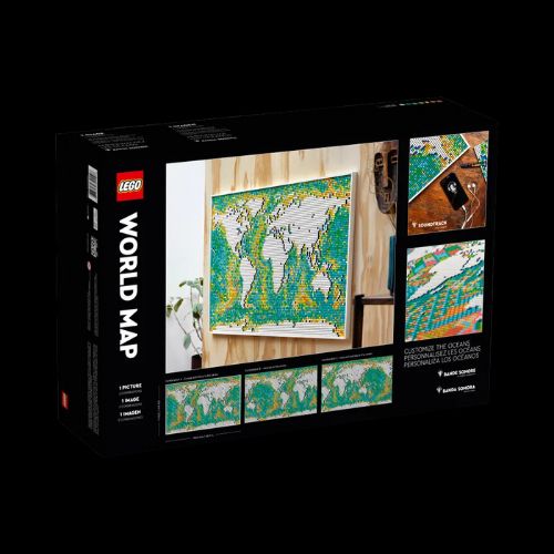 lego box of World Map 31203