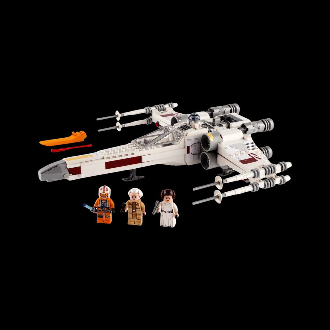 Fully assembel X wing fighter 75301 with all element