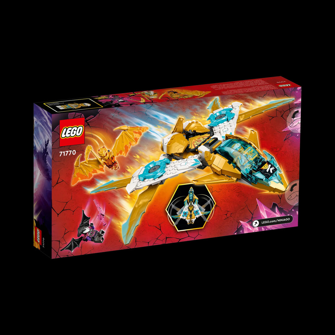 lego box of Zane's Golden Dragon Jet 71770