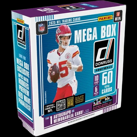 2025 Panini Donruss Football Mega Box stock product image