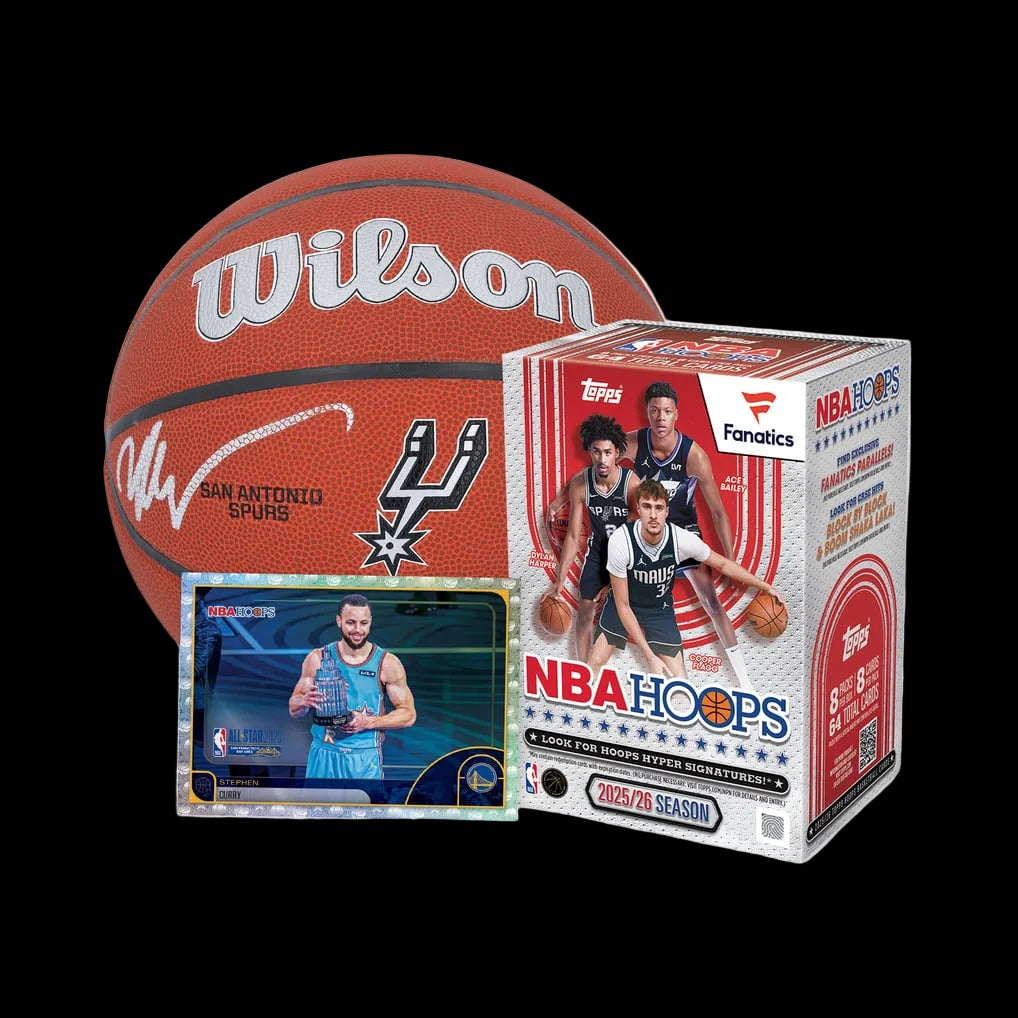 2025-26 Topps NBA Hoops Basketball Fanatics Exclusive Value Box stock product image