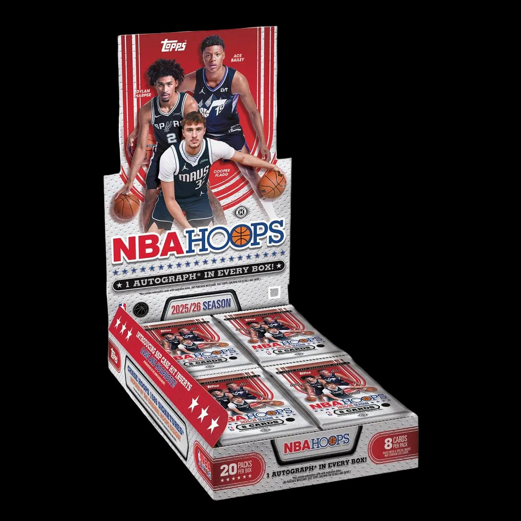2025-26 Topps NBA Hoops Basketball Hobby Box stock product image