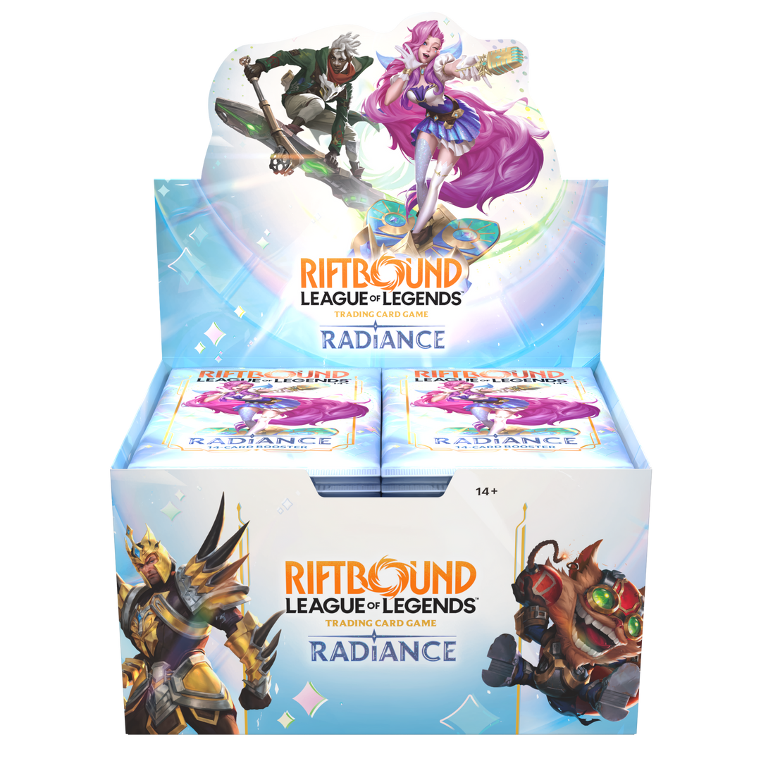 Riftbound Radiance 24-pack booster display official packaging