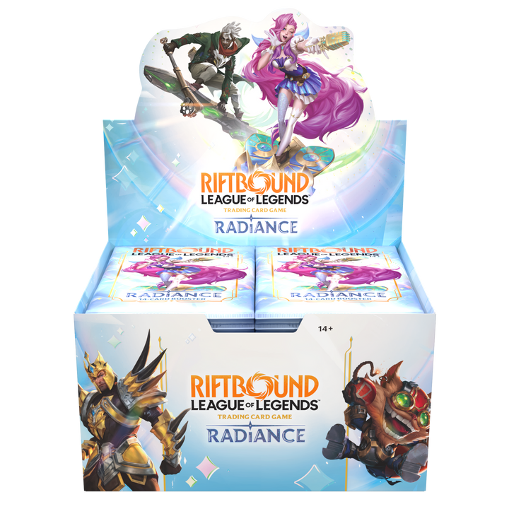 Riftbound Radiance 24-pack booster display official packaging
