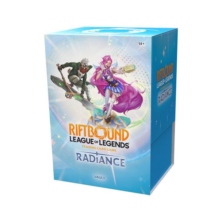 Riftbound Radiance Vault Bundle angled packaging view