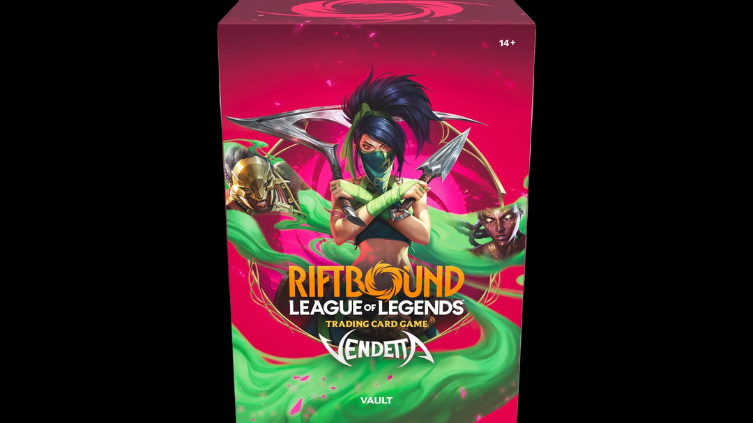 Official Riftbound Vendetta Vault Bundle retail box artwork